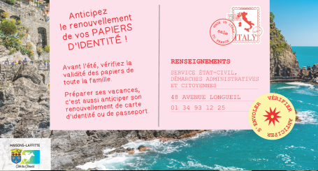 Avant l'été, vérifiez la validité des papiers d'identité de toute la famille