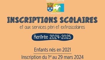 Inscrptions scolaires 2024-2025