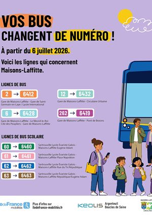 A partir du 6 juillet 2026, vos bus changent de numéro